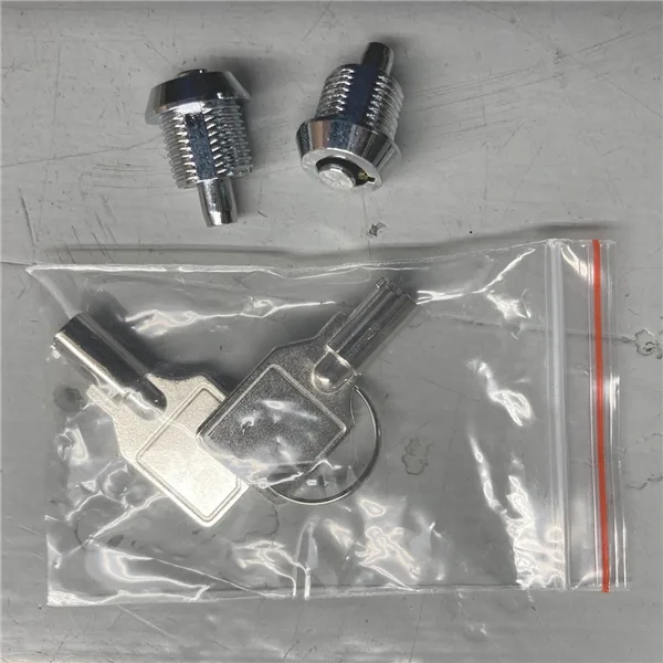 Tubular Push Lock and Key Sets for GL Pannier Mounts