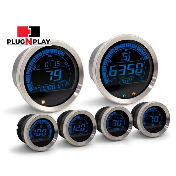 GAUGE SET HD-02 6 PCS SIL