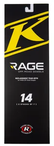Rage Replacement Tear Offs Clear