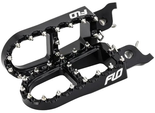 Flo Motorsports BLACK SNOW PEG PR KAW 98-19