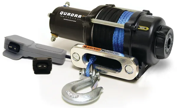 Quadrax 2600LBS WIN KIT W/ CABLED REMOTE + SYN R