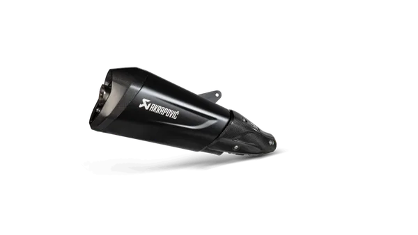 Akrapovic GTS300 2021 SS BLACK SLIP-ON CF TIP