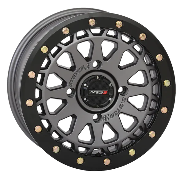System 3 15X7 4/137 6+1 (+45MM) SB6 GUN METAL GRE Gun metal grey