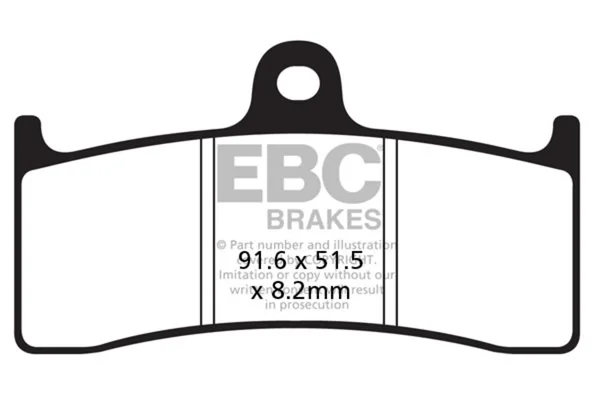 EBC FA424HH BRK PAD BUEL/KAWA/YAM