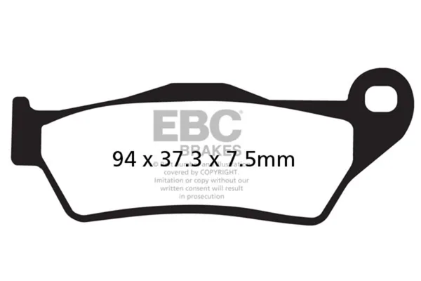 EBC FA181V SEMI SINTERED PAD