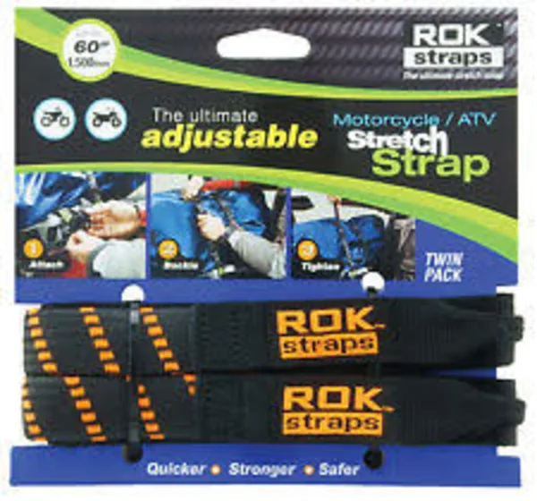 ROK Straps ROK-ST 450 MC HD 60 1 BLACK/ORG.STRIPES