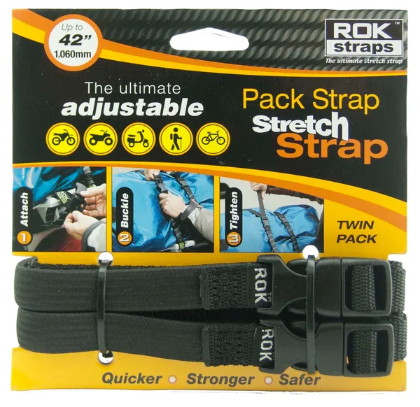 ROK Straps MED-DUTY BLACK 42 X 5/8