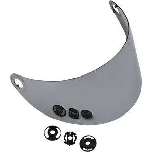 G/S GEN2 SHIELD FLAT CHR — Other