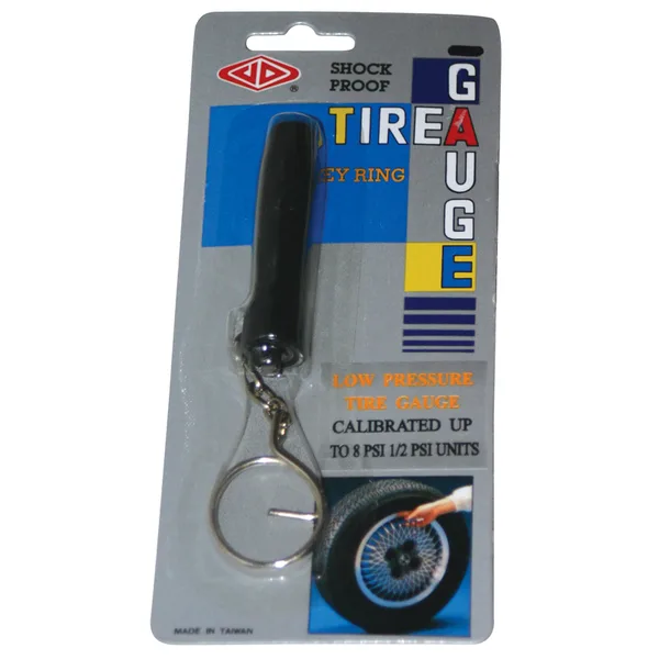 LOW PRESSURE GAUGE 1-8 PSI BLACK PLASTIC.