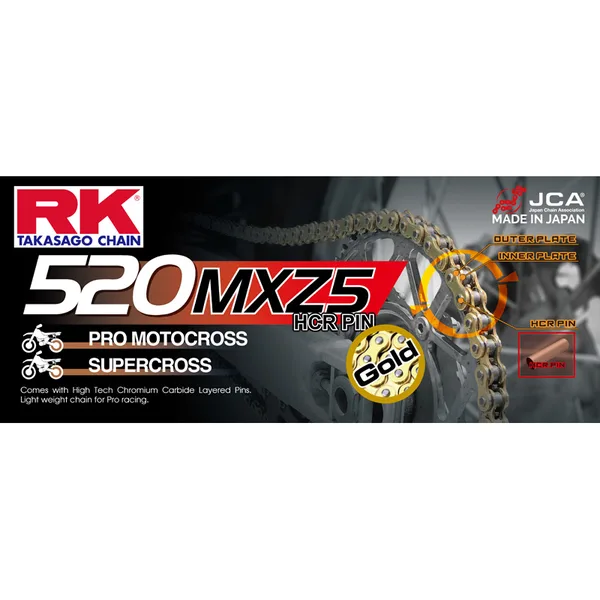 GB520MXZ5-100L CHAIN CLIP LINK GOLD