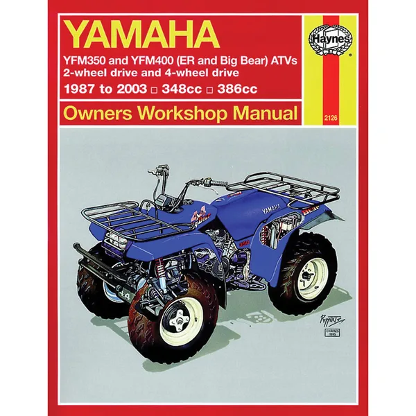 YAM YFM350/YFM400ER BIG BEAR 87-03 HAYNES.