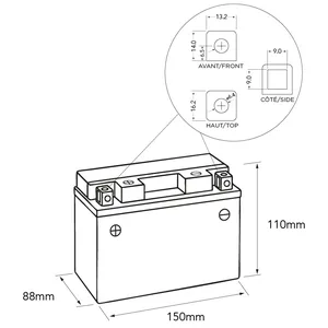 ORISPEC-STZ14S-BS (BTZ14S-BS/YTZ14S-BS)