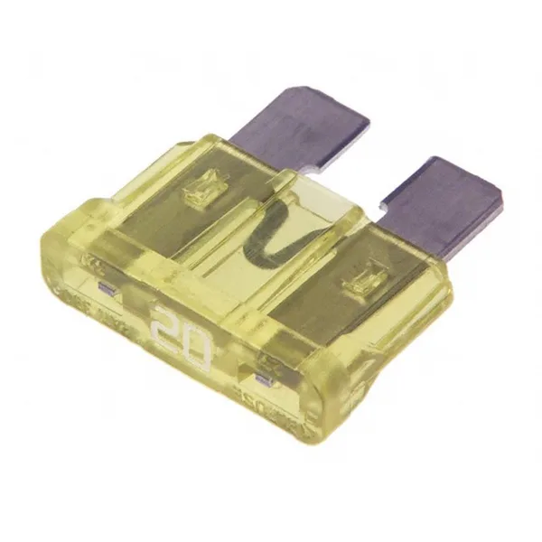 BLADE FUSE 20 AMPS BOX/10PC 48-5106 YELLOW.