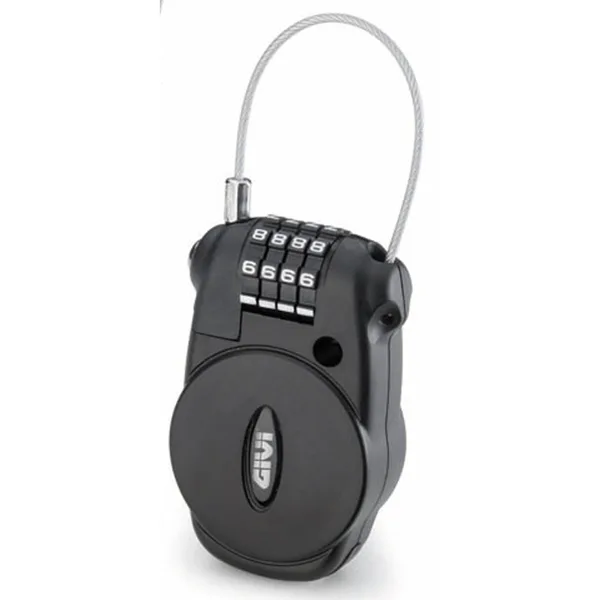 S220 LOCK WITH RETRACTABLE WIRE