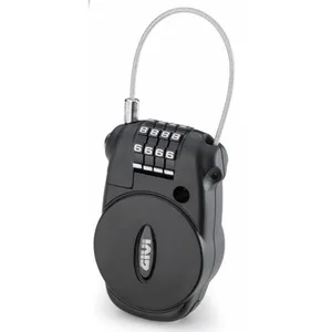 S220 LOCK WITH RETRACTABLE WIRE
