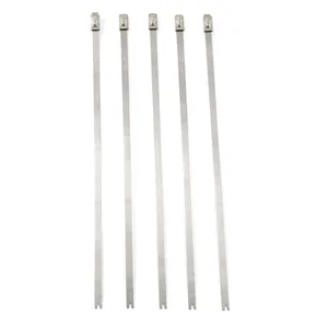 5PK 8 STAINLESS STEEL CABLE TIES