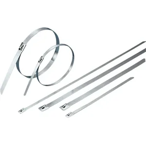 5PK 8 STAINLESS STEEL CABLE TIES