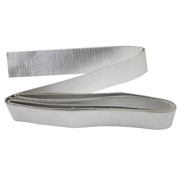 ALUMINIZED FIBERGLASS HEAT SHIELD W/ADHESIVE