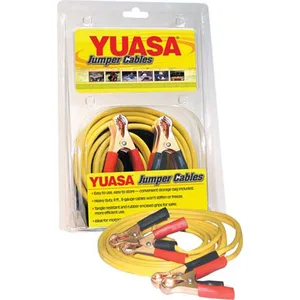 YUASA JUMPER CABLES 8FT 8-GAUGE.