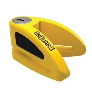 DISC LOCKS BOXER 5.5MM SHACKLE YELLOW
