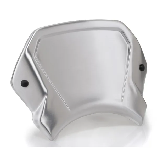 ALUMINIUM FRONT PLATE UNIVERSAL FORK C/SILVER