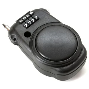 KS220 LOCK WITH RETRACTABLE WIRE