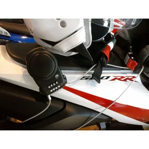KS220 LOCK WITH RETRACTABLE WIRE