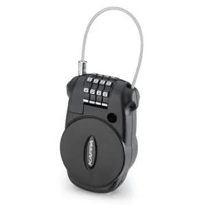 KS220 LOCK WITH RETRACTABLE WIRE