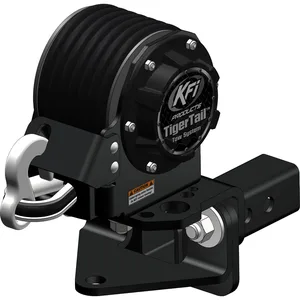 TIGER TAIL BALL/PIN HITCH ADAPTOR - BLACK