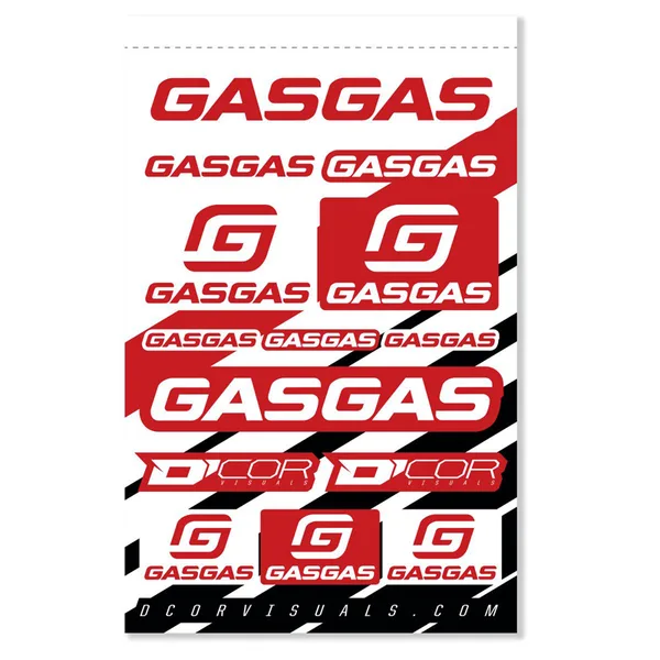 DCOR GASGAS DECAL SHEET