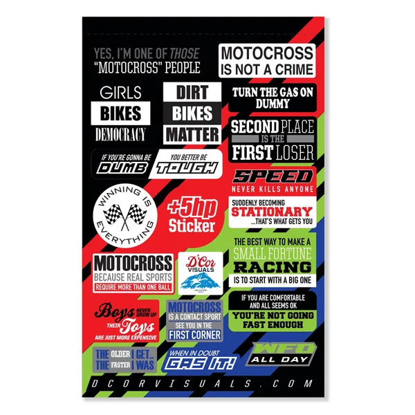 DECAL SHEET MOTO TALK