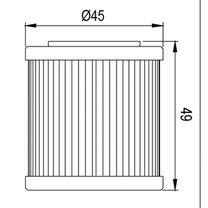 OIL FILTER COF463 (HF563)