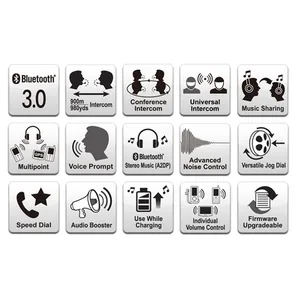 SPH10 HALF HELMET BLUETOOTH INTERCOM