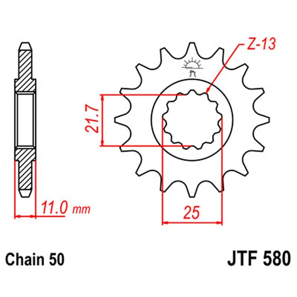 SPROCKET C/S 16T
