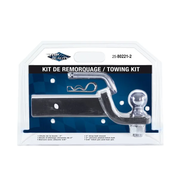 TOWING KIT 2' W/BALL 2'  W/DROP 2'