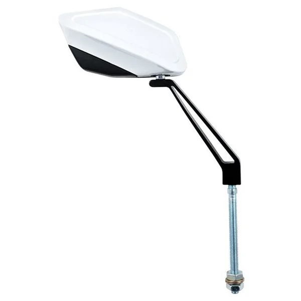 RIGHT MIRROR D-ONE 8MM WHITE