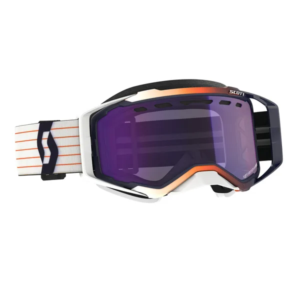 GOGGLE PROSPECT SNOW BLUE/WHITE LS BLUE CHROME