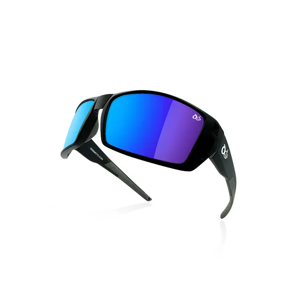 90 KNOTS SUNGLASSES BLACK/GREY - BLUE